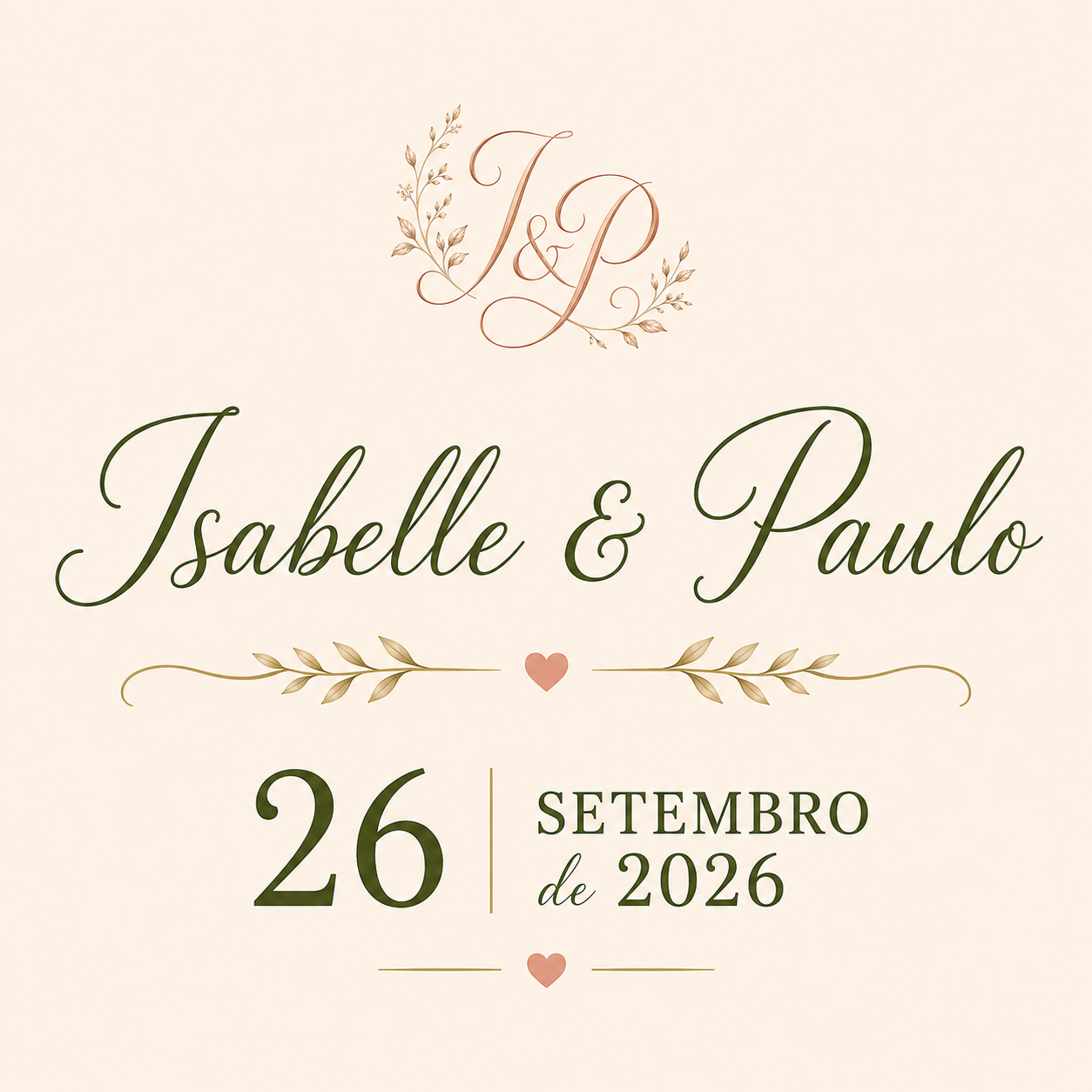 Isabelle & Paulo — 26 de Setembro de 2026